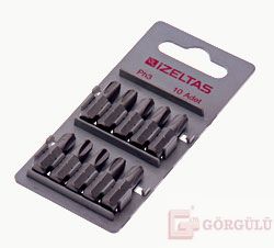 POZİDRİV BİTS SET 10'LU Pz3