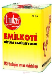 EMİLKOTE BİTÜM EMİLSİYONU 18 KG TENEKE|Emilkote 18 kg metallic case