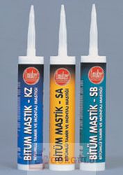 BİTÜM MASTİK KZ/SB/SA BİTÜM ESASLI SIZDIRMAZLIK VE YAPIŞTIRMA MACUNU 310 ML KARTUŞ|Bitumen Mastic KZ/SB/SA 310 ml cartridge