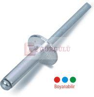 GENİŞ KAFA (14 MM) ALÜMİNYUM POP PERÇİN 4.8X20.0