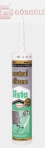 SİSTA NÖTRAL SİLİKON 310 ML - SİYAH|Silicone Sealant Neutral Black 310 ml