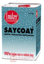 SAYCOAT ŞEFFAF KAPLAMA 17 KG TENEKE|Saycoat 17 kg metallic case