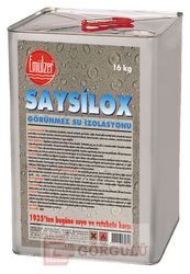 SAYSİLOX GÖRÜNMEZ SU İZOLASYONU 16 KG TENEKE|Saysilox 16 kg metallic case
