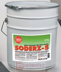 SODERZ-5 SOĞUK UYGULAMALI DERZ DOLGU MACUNU 18 KG KOVA|Soderz-5 17 kg tin can